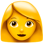 Emoji 👩 Donna su Apple iOS 16.4.