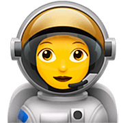 Emoji 👩‍🚀 Astronauta Donna su Apple iOS 16.4.