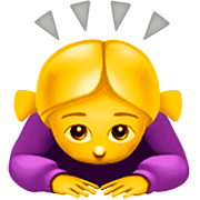 Emoji 🙇‍♀️ Donna Che Fa Inchino Profondo su Apple iOS 16.4.