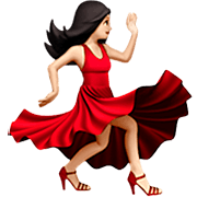 💃🏻 Emoji Mujer Bailando: Tono De Piel Claro en Apple iOS 16.4.
