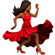 Émoji 💃🏾 Danseuse : Peau Mate sur Apple iOS 16.4.
