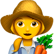 👩‍🌾 Emoji Agricultora en Apple iOS 16.4.