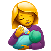 👩‍🍼 Emoji Mulher Alimentando Bebê na Apple iOS 16.4.