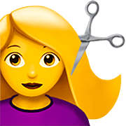 💇‍♀️ Emoji Mulher Cortando O Cabelo na Apple iOS 16.4.