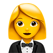 Emoji 🤵‍♀️ Donna In Smoking su Apple iOS 16.4.