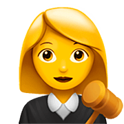 Emoji 👩‍⚖️ Giudice Donna su Apple iOS 16.4.