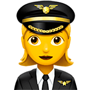 Emoji 👩‍✈️ Pilota Donna su Apple iOS 16.4.