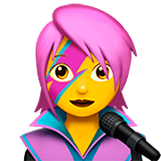 Emoji 👩‍🎤 Cantante Donna su Apple iOS 16.4.