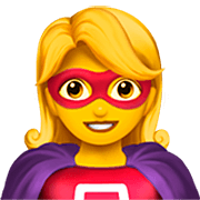 🦸‍♀️ Emoji Super-heroína na Apple iOS 16.4.