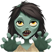 Emoji 🧟‍♀️ Zombie Donna su Apple iOS 16.4.