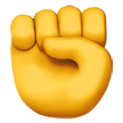 Emoji ✊ Pugno su Apple iOS 17.4.