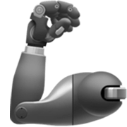 Emoji 🦾 Protesi Robotica Per Il Braccio su Apple iOS 17.4.