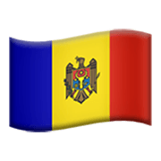 Flagge: Republik Moldau Apple iOS 17.4.