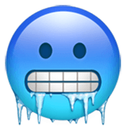 🥶 Emoji Cara Con Frío en Apple iOS 17.4.