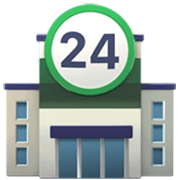 🏪 Emoji Tienda 24 Horas en Apple iOS 17.4.