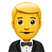 🤵‍♂️ Emoji Hombre Con Esmoquin en Apple iOS 17.4.