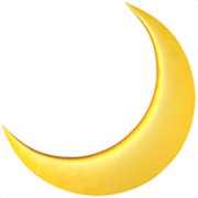 Emoji 🌙 Spicchio Di Luna su Apple iOS 17.4.