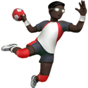 🤾🏿‍♂️ Emoji Handballspieler: dunkle Hautfarbe Apple iOS 17.4.