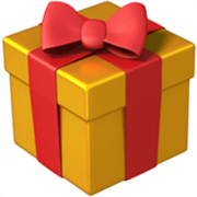 Émoji 🎁 Cadeau sur Apple iOS 17.4.