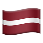 🇱🇻 Emoji Bandera: Letonia en Apple iOS 17.4.