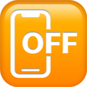 📴 Emoji Telefone Celular Desligado na Apple iOS 17.4.