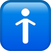 Émoji 🚹 Symbole Toilettes Hommes sur Apple iOS 17.4.
