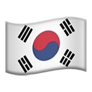 🇰🇷 Emoji Flagge: Südkorea Apple iOS 17.4.