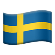 Émoji 🇸🇪 Drapeau : Suède sur Apple iOS 17.4.