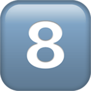 8️⃣ Emoji Tecla: 8 na Apple iOS 17.4.