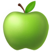 🍏 Emoji Maçã Verde na Apple iOS 17.4.