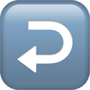 Emoji ↩️ Freccia Curva A Sinistra su Apple iOS 17.4.