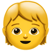 Emoji 🧒 Bimbo su Apple iOS 17.4.