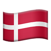 🇩🇰 Emoji Bandera: Dinamarca en Apple iOS 17.4.