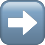 Emoji ➡️ Freccia Rivolta Verso Destra su Apple iOS 17.4.