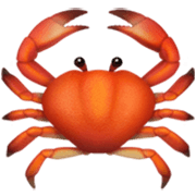 Émoji 🦀 Crabe sur Apple iOS 17.4.