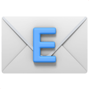 Émoji 📧 E-mail sur Apple iOS 17.4.