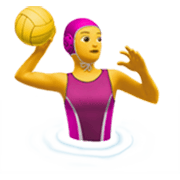 🤽‍♀️ Emoji Mujer Jugando Al Waterpolo en Apple iOS 17.4.