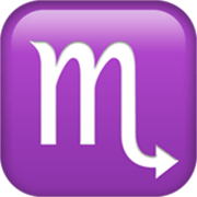 Emoji ♏ Segno Zodiacale Dello Scorpione su Apple iOS 17.4.