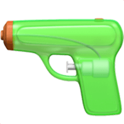 🔫 Emoji Pistola na Apple iOS 17.4.