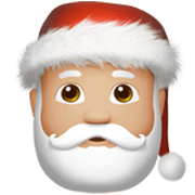 Weihnachtsmann: mittelhelle Hautfarbe Apple iOS 17.4.