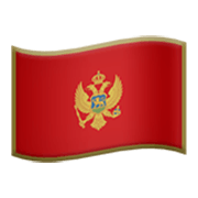 Flagge: Montenegro Apple iOS 17.4.