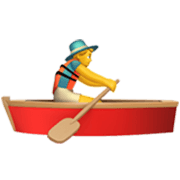 Émoji 🚣‍♂️ Rameur Dans Une Barque sur Apple iOS 17.4.