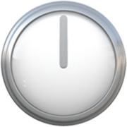 Émoji 🕛 Midi/minuit sur Apple iOS 17.4.