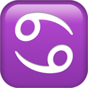 Émoji ♋ Cancer sur Apple iOS 17.4.