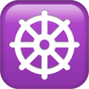 ☸️ Emoji Rueda Del Dharma en Apple iOS 17.4.