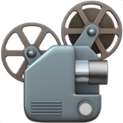 Émoji 📽️ Projecteur Cinématographique sur Apple iOS 17.4.