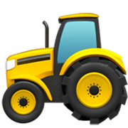 Émoji 🚜 Tracteur sur Apple iOS 17.4.