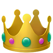 Emoji 👑 Corona su Apple iOS 17.4.