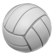 Émoji 🏐 Volley-ball sur Apple iOS 17.4.