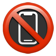📵 Emoji Proibido O Uso De Telefone Celular na Apple iOS 17.4.